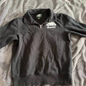 Roots Black Fleece Jacket